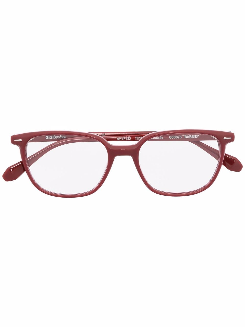 GIGI STUDIOS square-frame glasses - Red von GIGI STUDIOS
