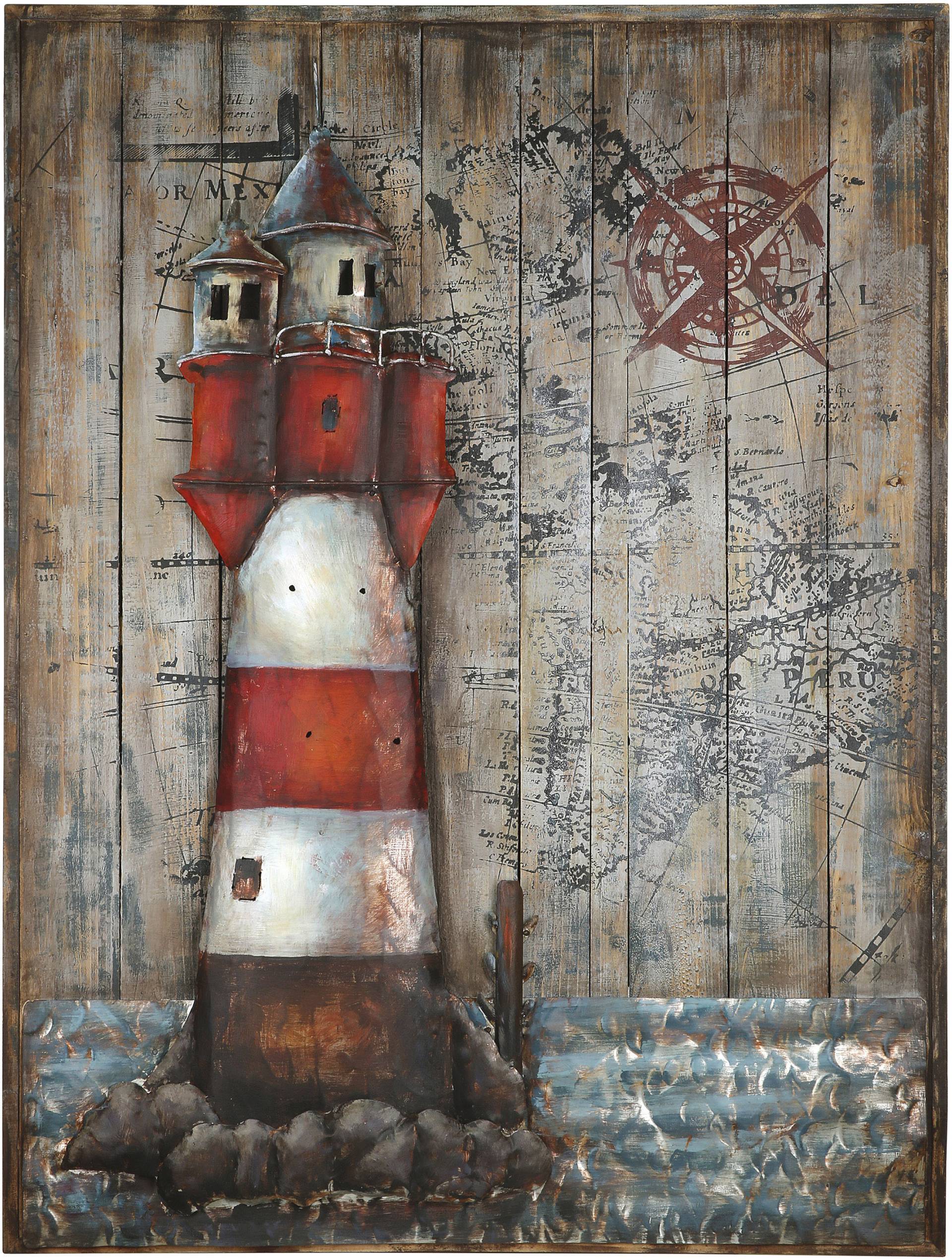 GILDE GALLERY Metallbild »Kunstobjekt Leuchtturm«, Leuchtturm, (1 St.) GILDE GALLERY Metallbild »Kunstobjekt Leuchtturm«, Leuchtturm, (1 St.) von GILDE GALLERY
