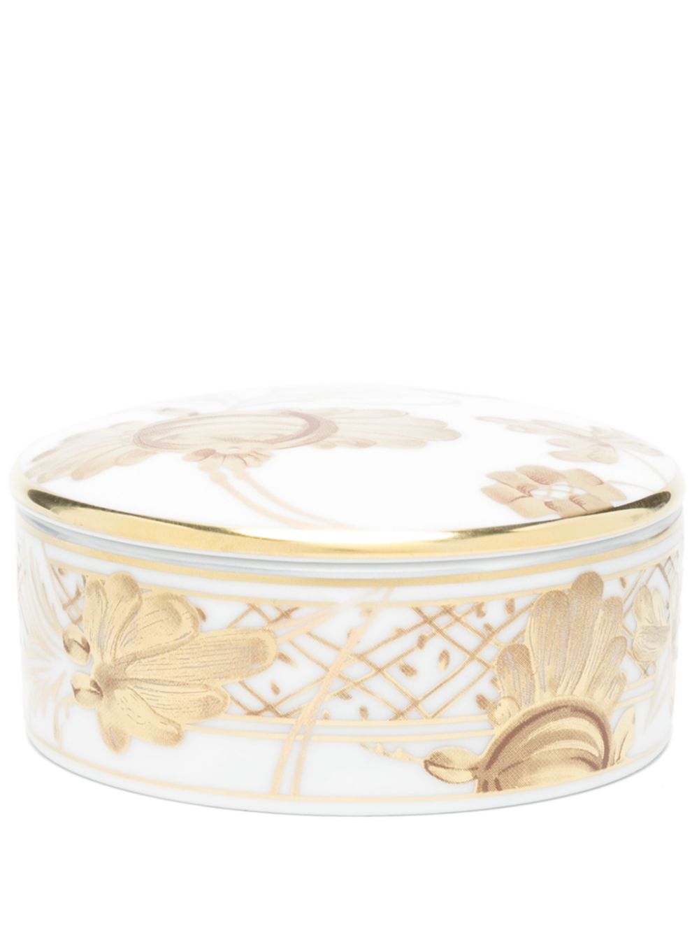 GINORI 1735 Aurum box (8.2cm x 4cm) - White von GINORI 1735