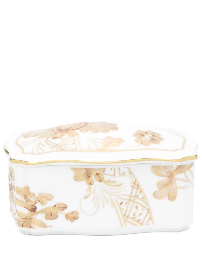 GINORI 1735 Aurum trinket box (4cm x 6cm) - White von GINORI 1735