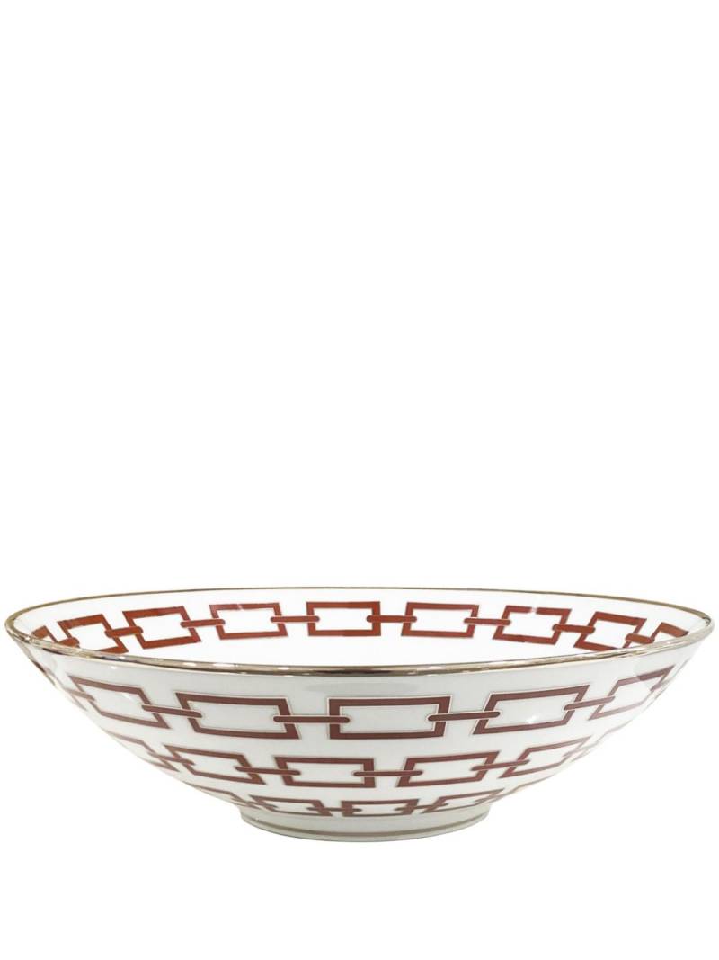 GINORI 1735 Catene bowl (27cm) - Red von GINORI 1735