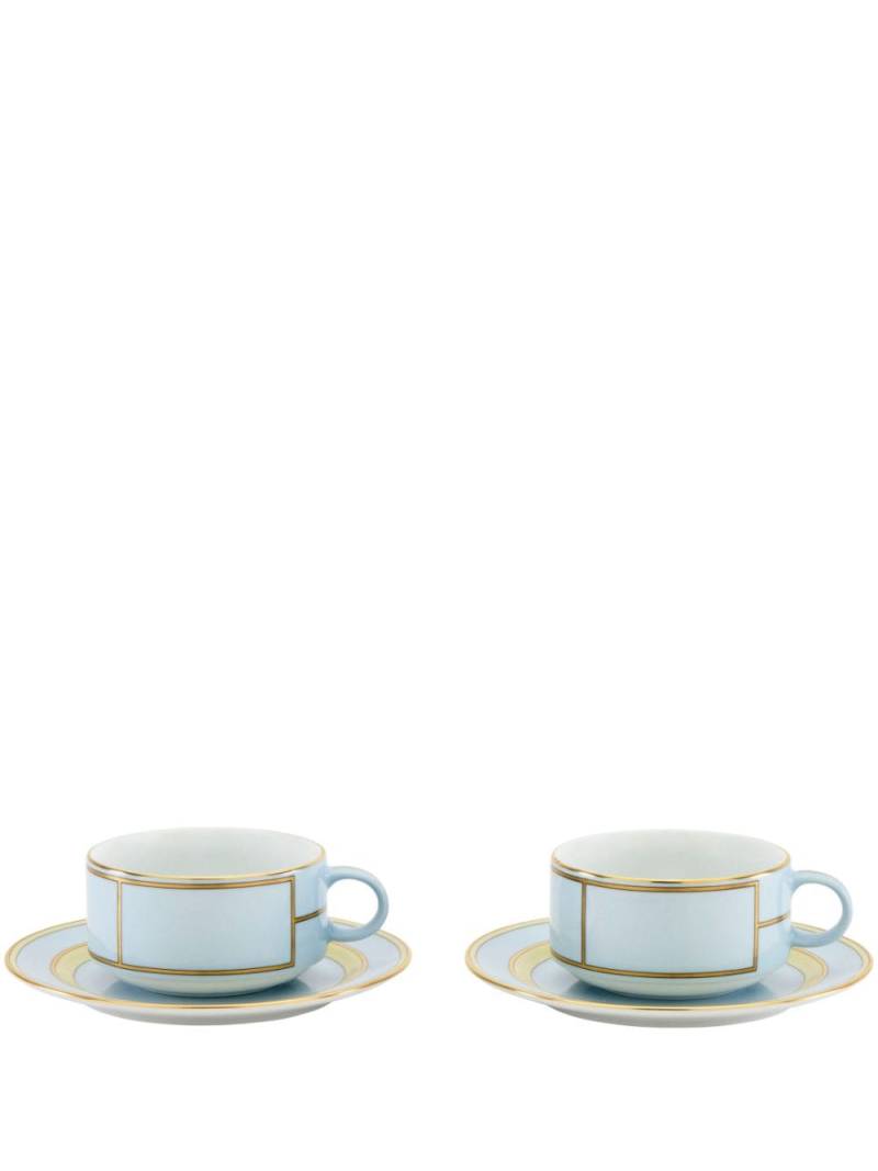 GINORI 1735 Diva tea cup (set of two) - Blue von GINORI 1735