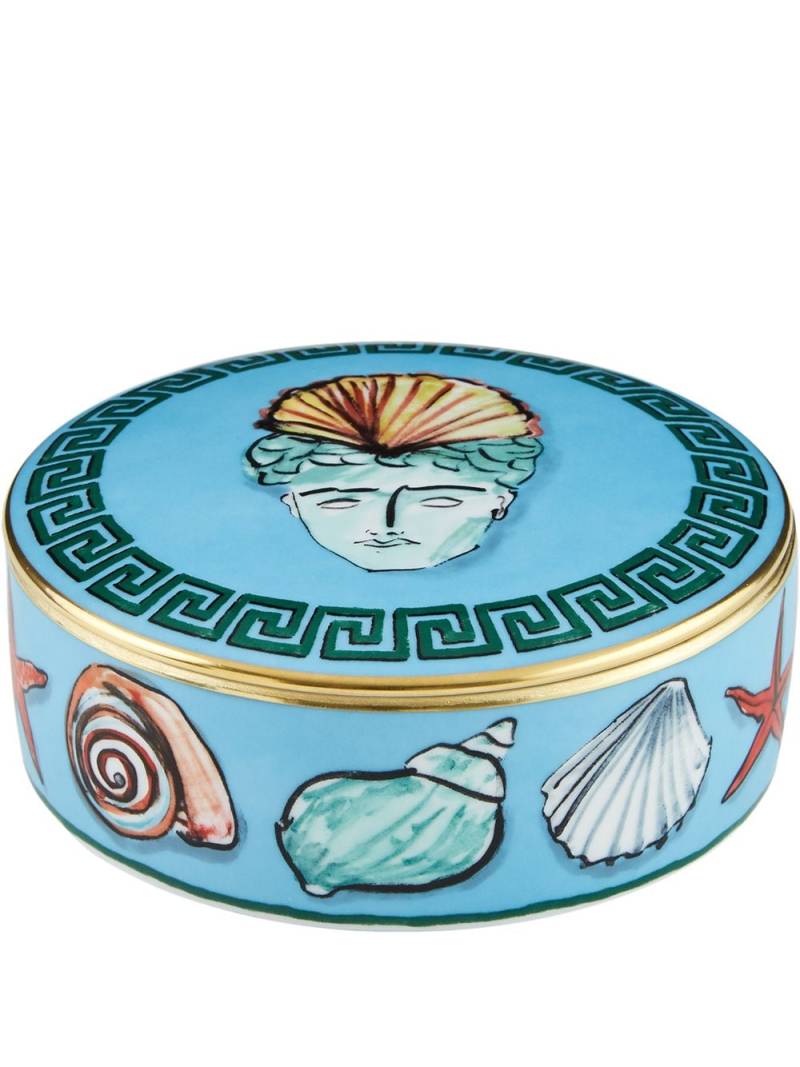 GINORI 1735 Il Viaggio di Nettuno trinket box - Blue von GINORI 1735