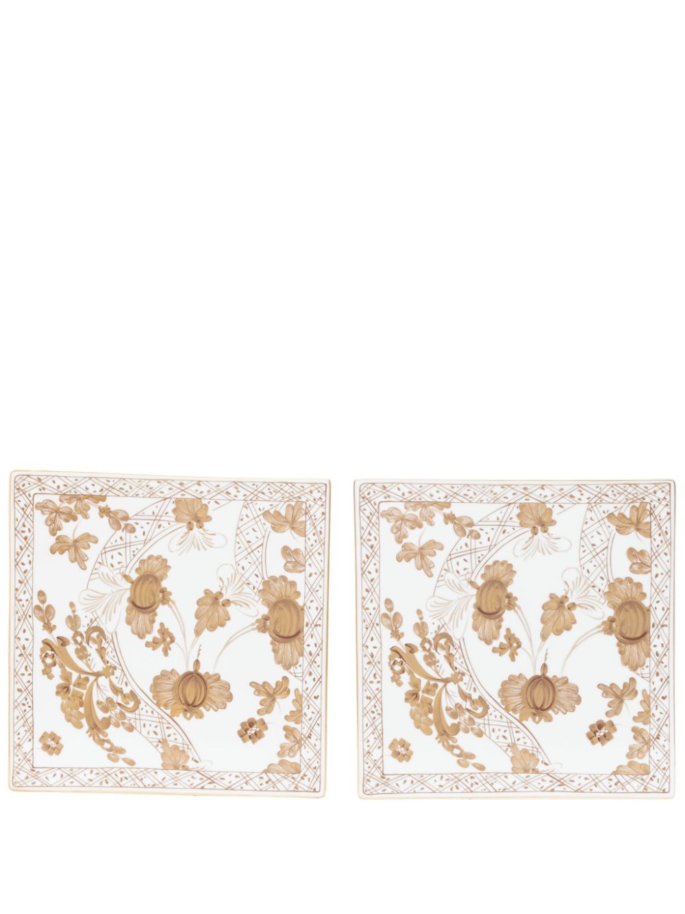 GINORI 1735 Iris-motif placemats (set of two) - White von GINORI 1735