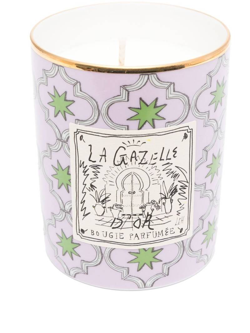 GINORI 1735 La Gazelle D'Or scented candle - PURPLE von GINORI 1735