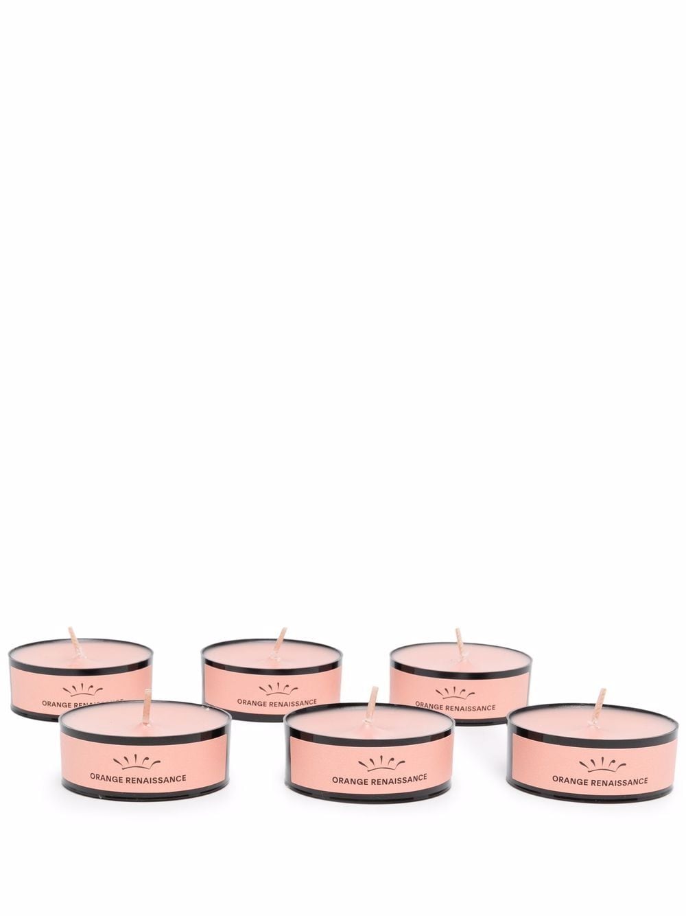 GINORI 1735 Orange Renaissance tea-light candle set - Pink von GINORI 1735