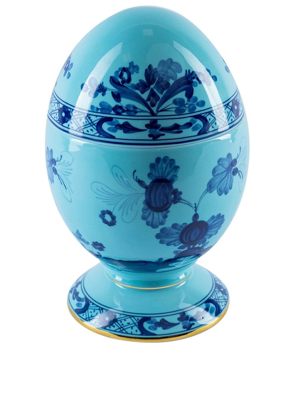 GINORI 1735 Oriente Italiano Iris egg bowl - Blue von GINORI 1735