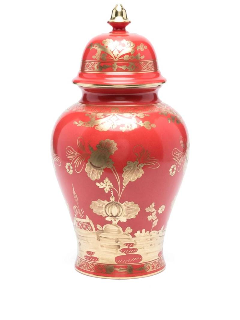 GINORI 1735 Oriente Italiano Rubrum porcelain vase (38cm) - Red von GINORI 1735