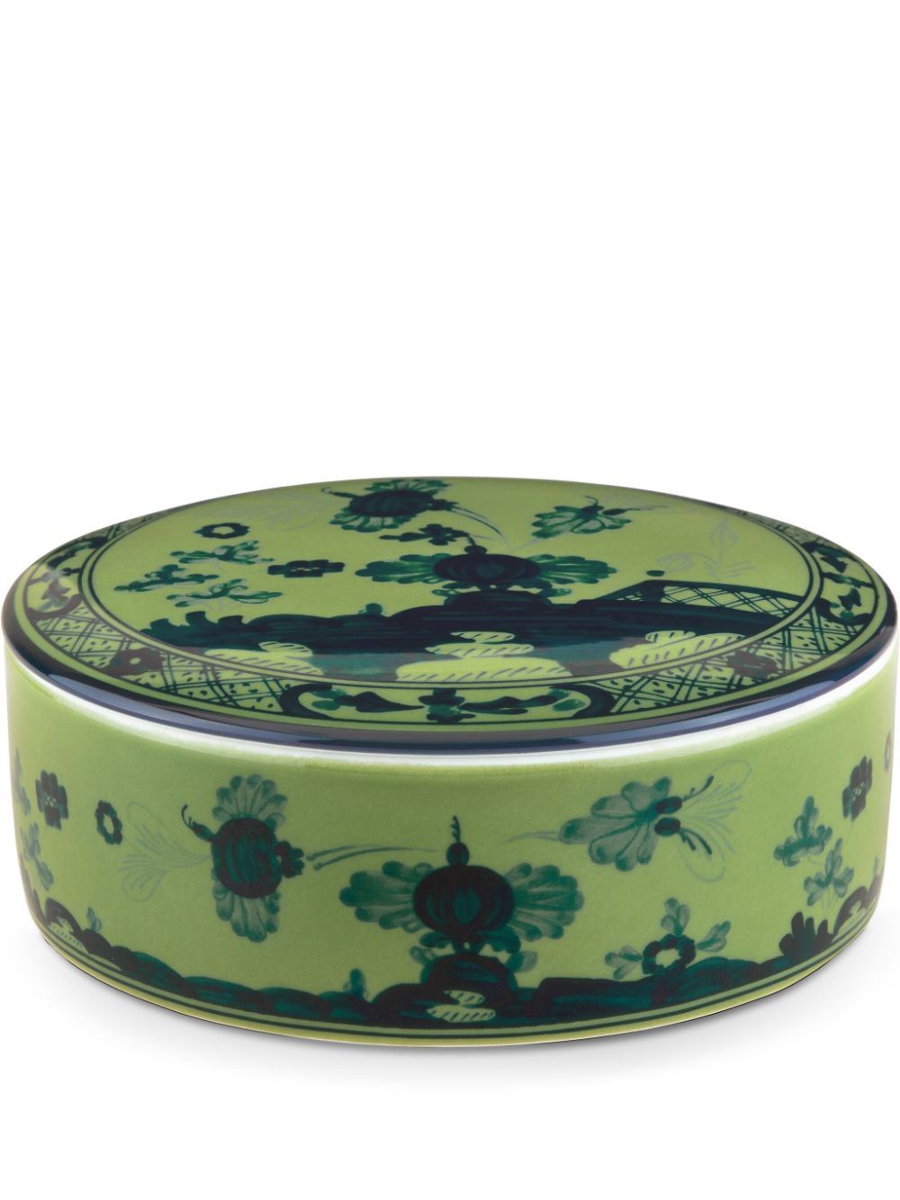 GINORI 1735 Oriente Italiano box (13 cm) - Green von GINORI 1735