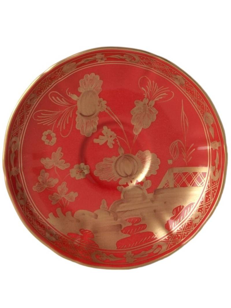 GINORI 1735 Oriente Italiano coffee saucer (13,5cm) - Red von GINORI 1735