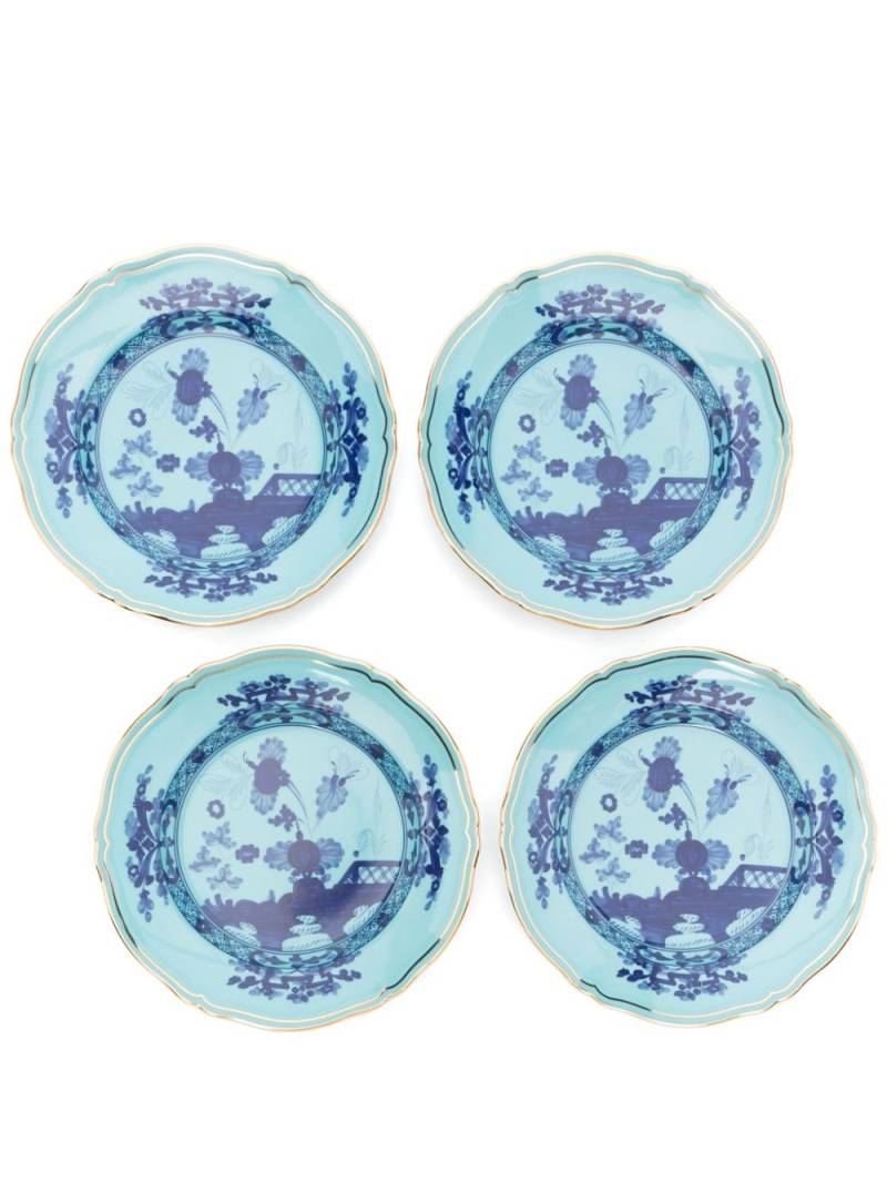 GINORI 1735 Oriente Italiano plates (set of four) - Blue von GINORI 1735