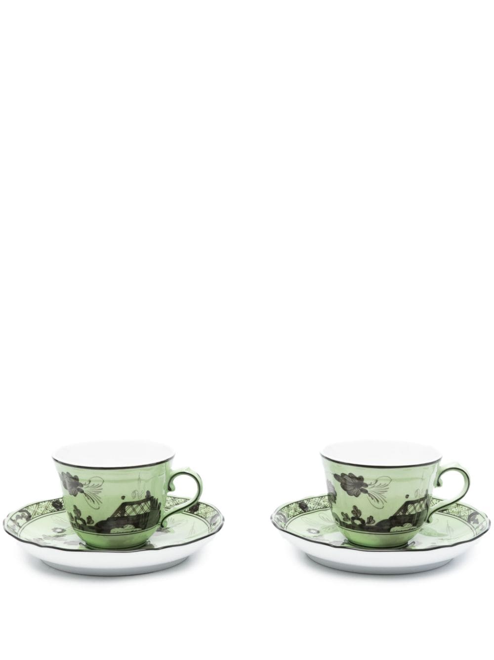 GINORI 1735 Oriente Italiano porcelain tea set (set of two) - Green von GINORI 1735