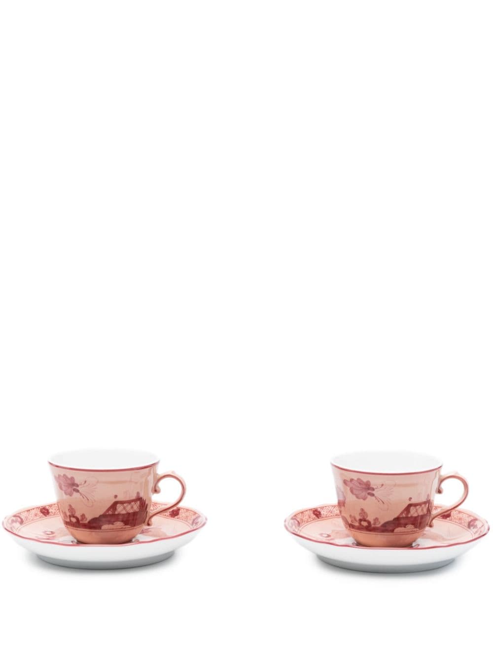 GINORI 1735 Oriente Italiano porcelain tea set (set of two) - Pink von GINORI 1735