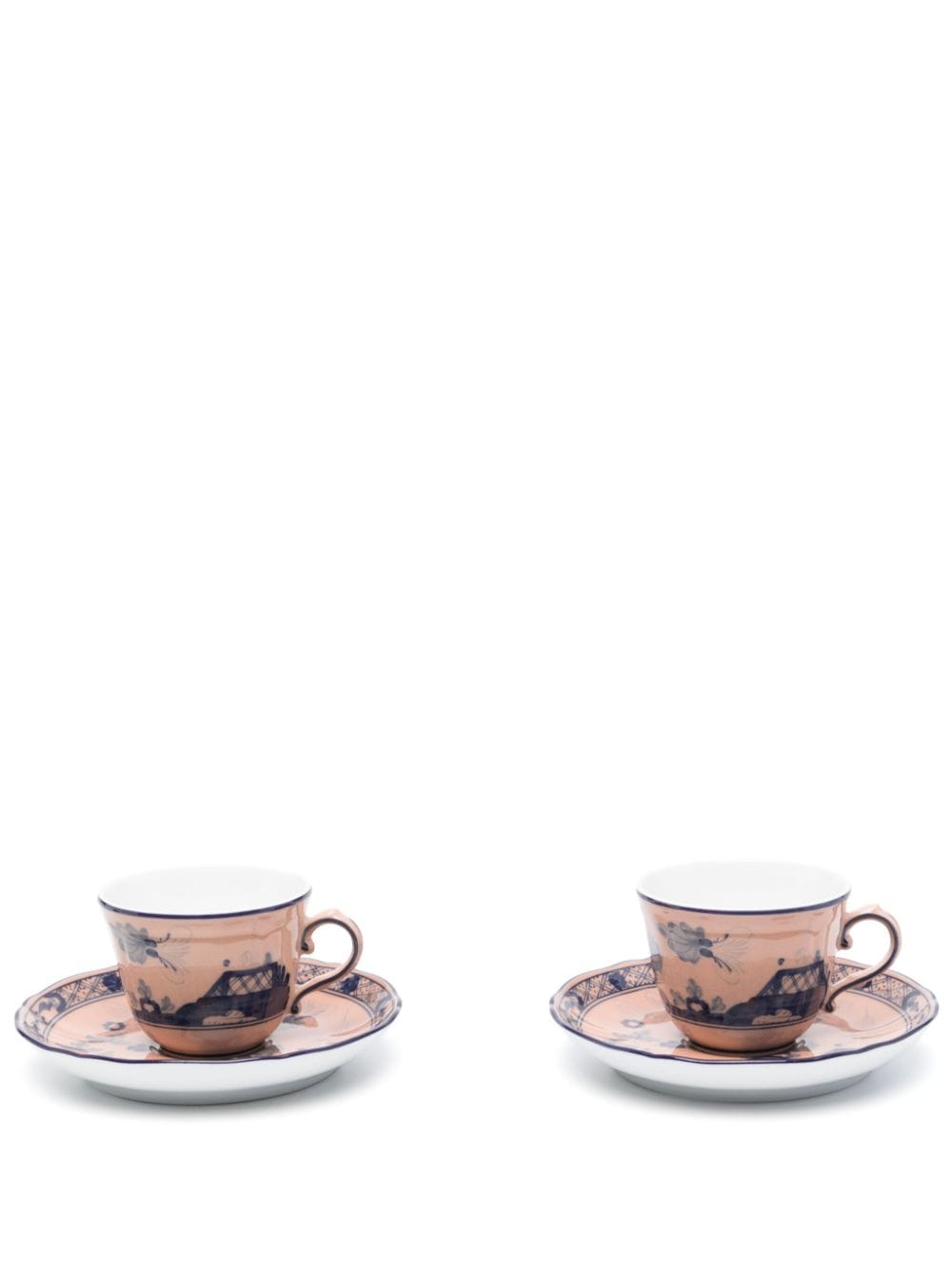 GINORI 1735 Oriente Italiano porcelain tea set (set of two) - Pink von GINORI 1735