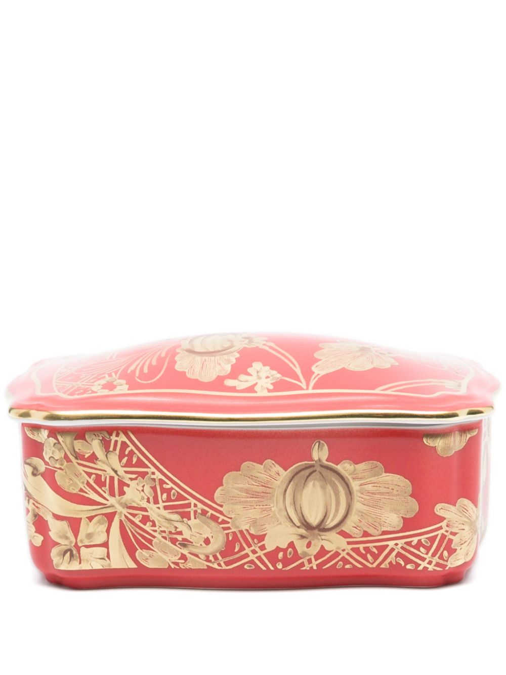 GINORI 1735 Oriente Italiano porcelain trinket box (5cm x 13cm) - Red von GINORI 1735