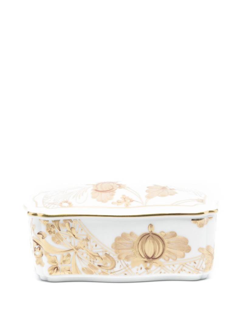 GINORI 1735 Oriente Italiano porcelain trinket box (6cm x 14cm) - White von GINORI 1735