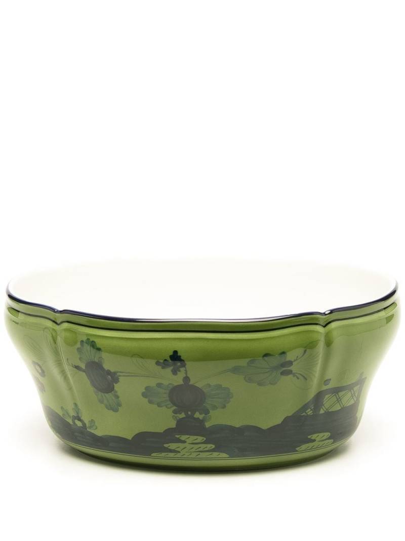 GINORI 1735 Oriente Italiano salad bowl (25cm) - Green von GINORI 1735