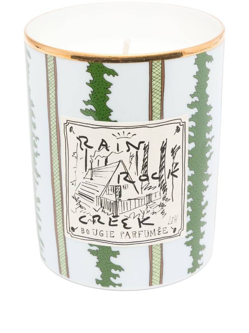 GINORI 1735 Rain Rock Creek scented candle - Blue von GINORI 1735