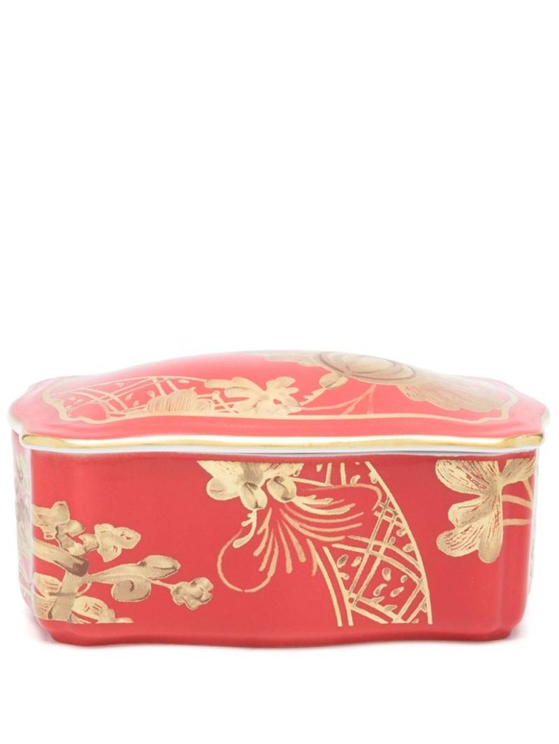 GINORI 1735 Rubrum trinket box (4cm x 6cm) - Red von GINORI 1735