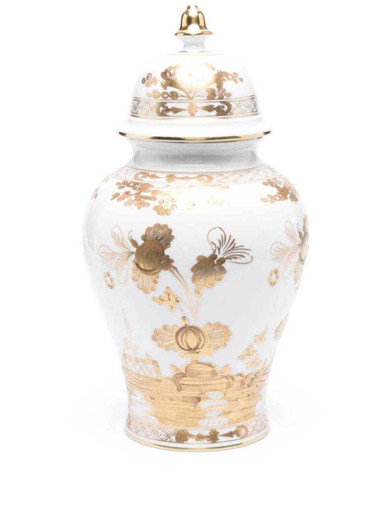 GINORI 1735 large Aurum Potiche vase - White von GINORI 1735