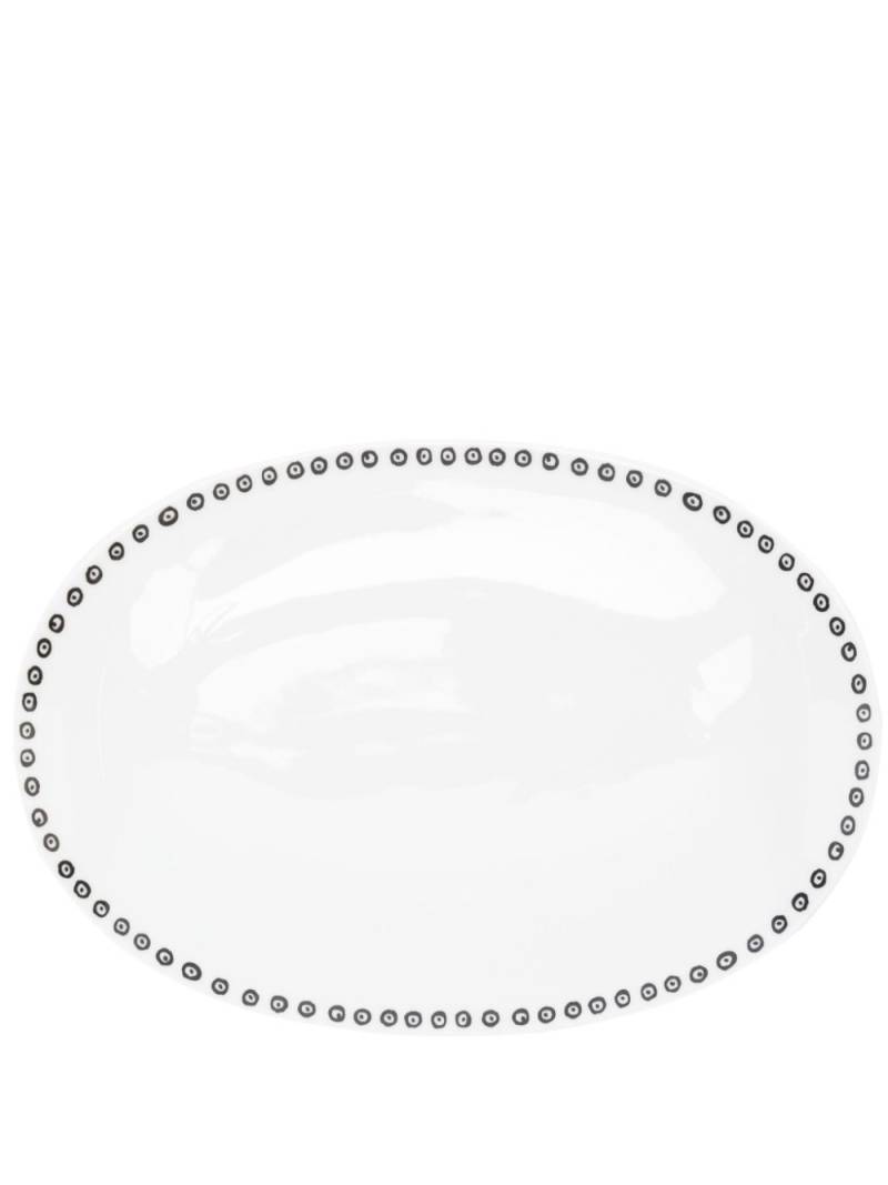 GINORI 1735 x 10 CORSO COMO oval plate (22cm) - White von GINORI 1735