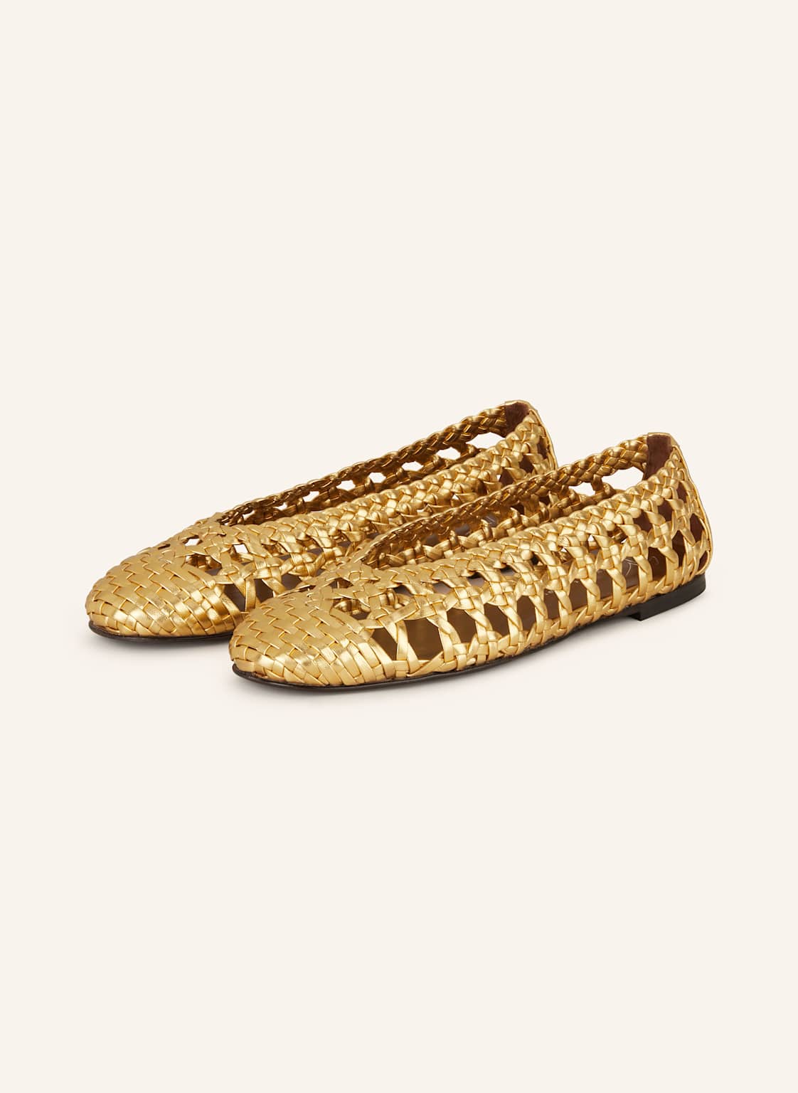 Giuseppe Zanotti Design Ballerinas Panier Martin gold von GIUSEPPE ZANOTTI DESIGN