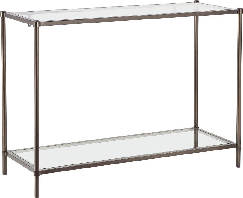 Guido Maria Kretschmer Home&Living Konsole »Lieke«, Metallgestell, Glasplatte als Oberboden und Einlegeboden, Breite 110cm von Guido Maria Kretschmer Home&Living