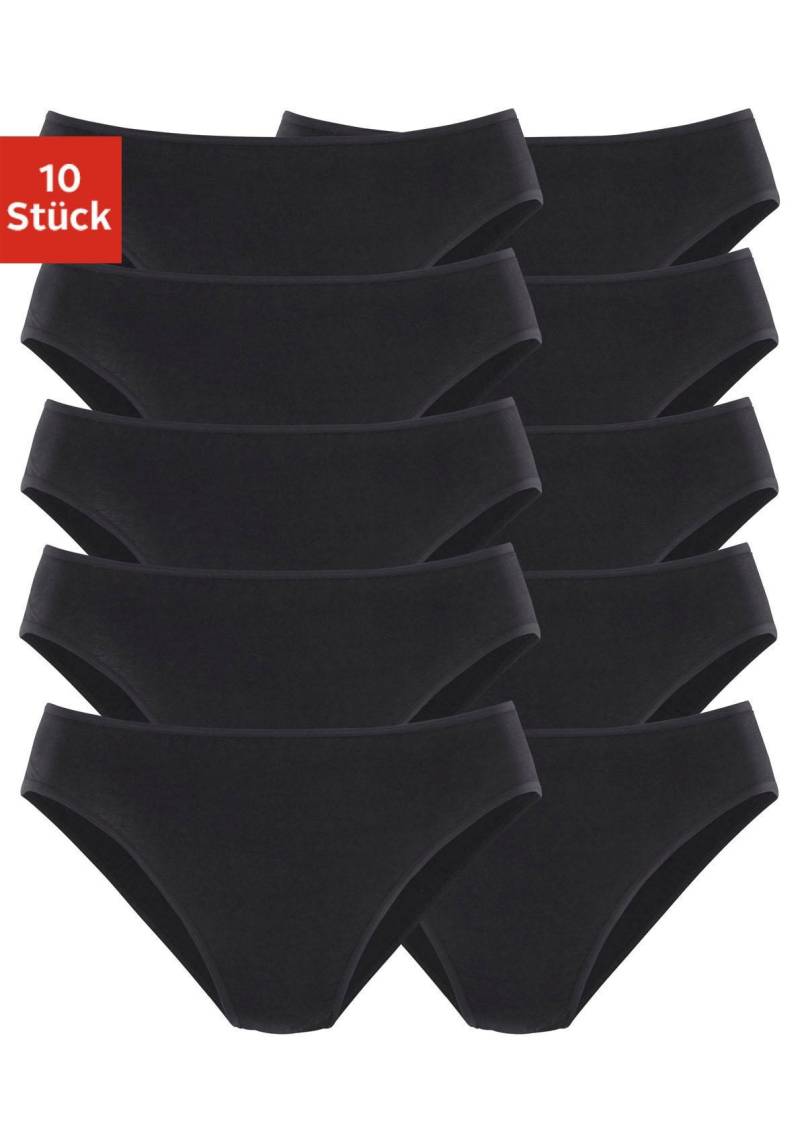 petite fleur Bikinislip, (10er-Pack), aus elastischer Baumwolle von PETITE FLEUR