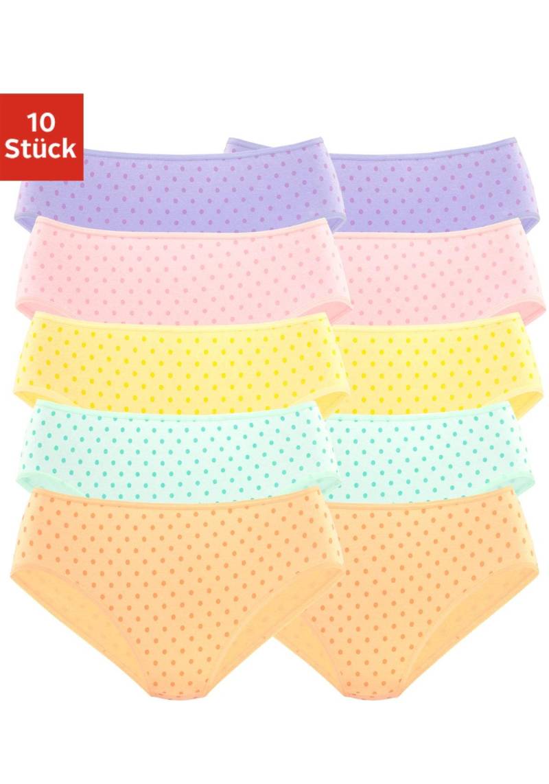 petite fleur Jazz-Pants Slips, (10er-Pack), aus elastischer Baumwolle von PETITE FLEUR