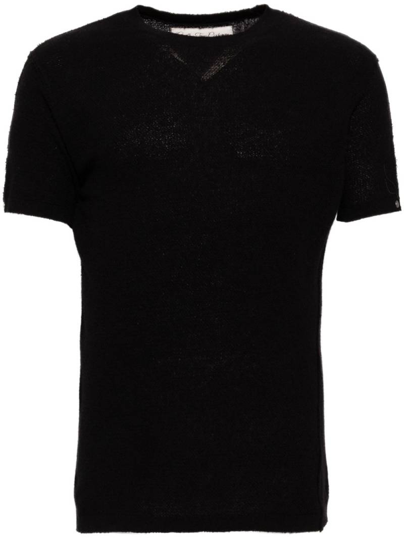 GOD'S TRUE CASHMERE Bubble T-shirt - Black von GOD'S TRUE CASHMERE