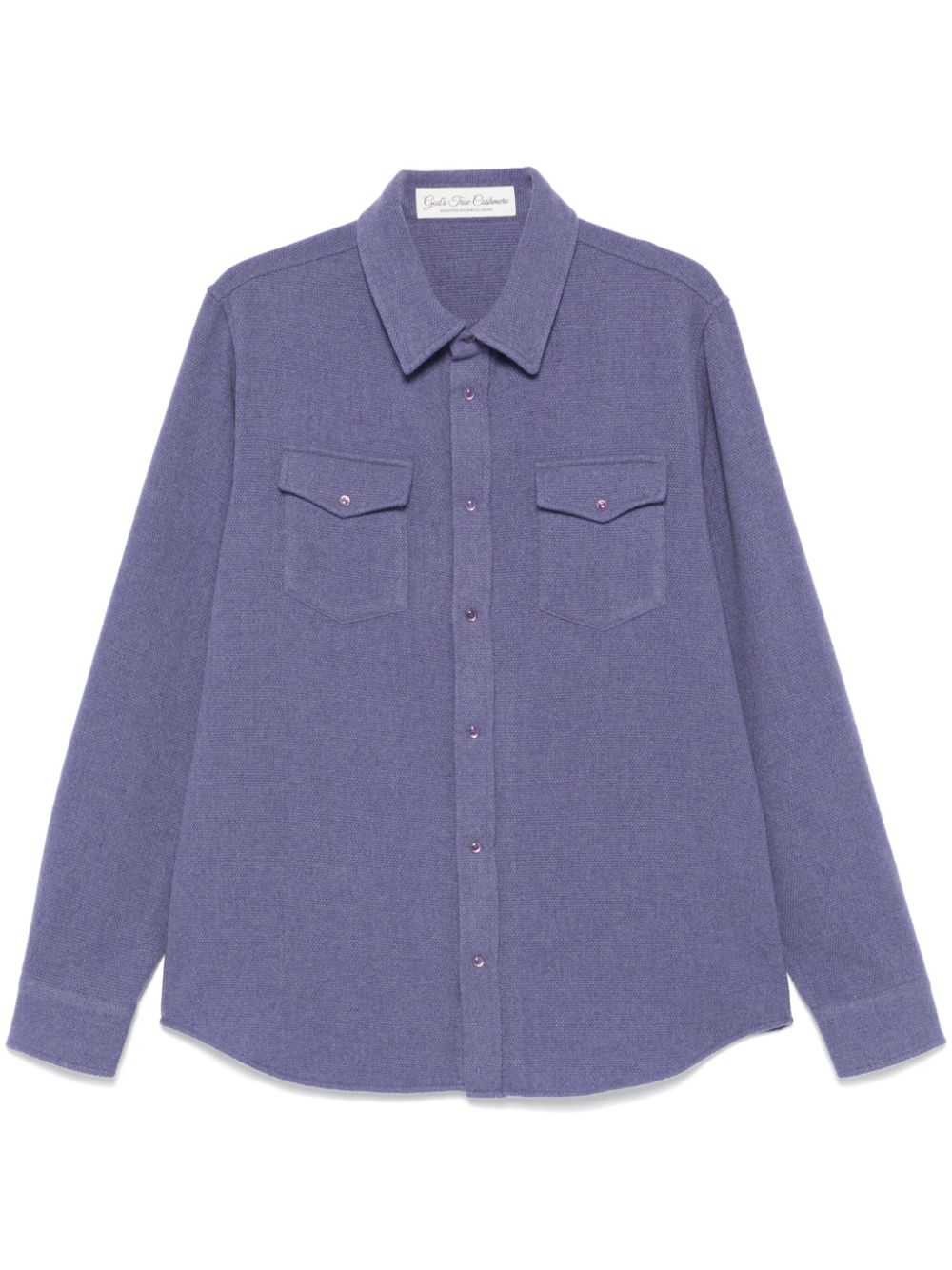 GOD'S TRUE CASHMERE cashmere shirt - Purple von GOD'S TRUE CASHMERE