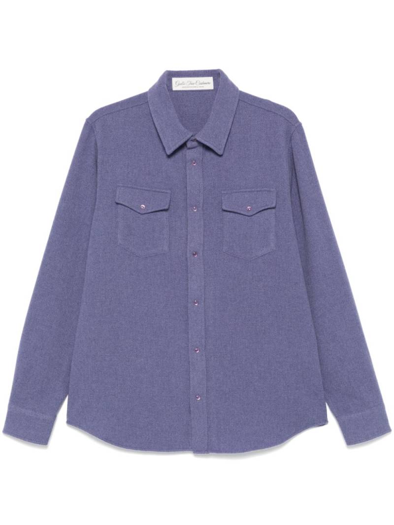 GOD'S TRUE CASHMERE cashmere shirt - Purple von GOD'S TRUE CASHMERE