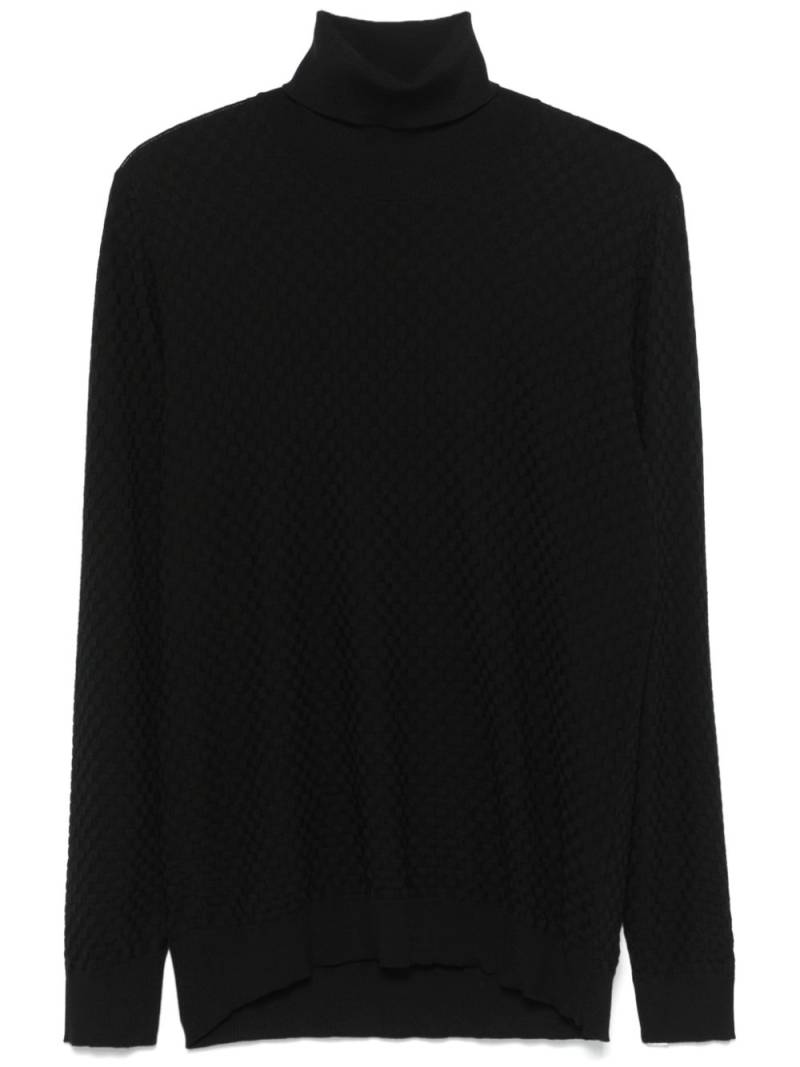 GOES BOTANICAL interwoven-knit sweater - Black von GOES BOTANICAL