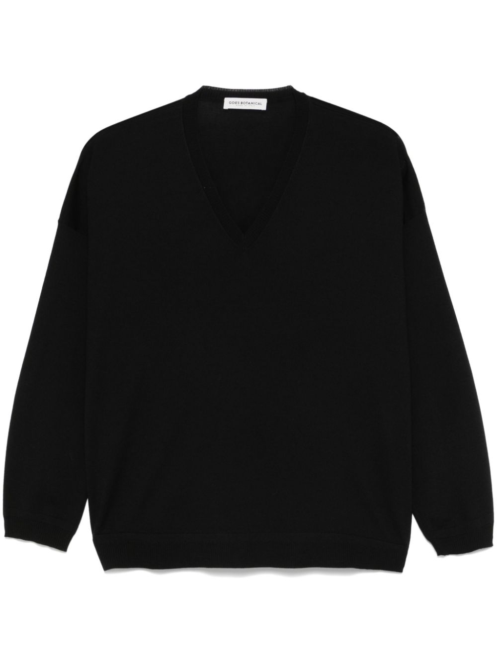 GOES BOTANICAL merino-wool sweater - Black von GOES BOTANICAL