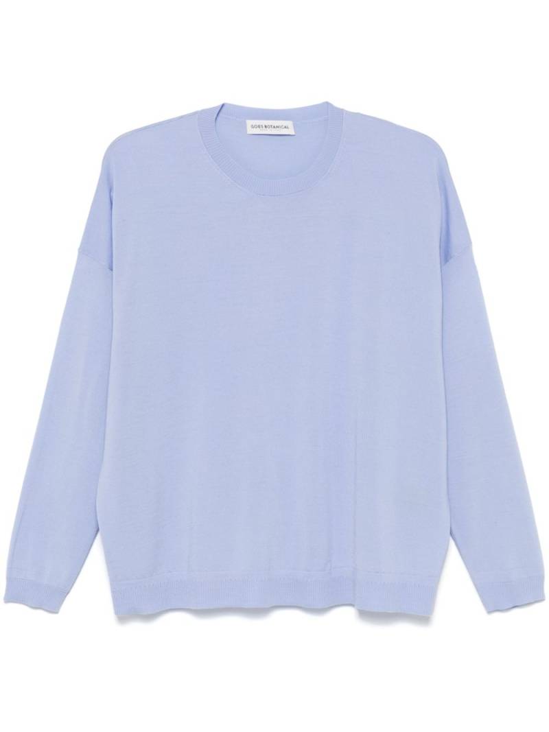 GOES BOTANICAL merino-wool sweater - Blue von GOES BOTANICAL