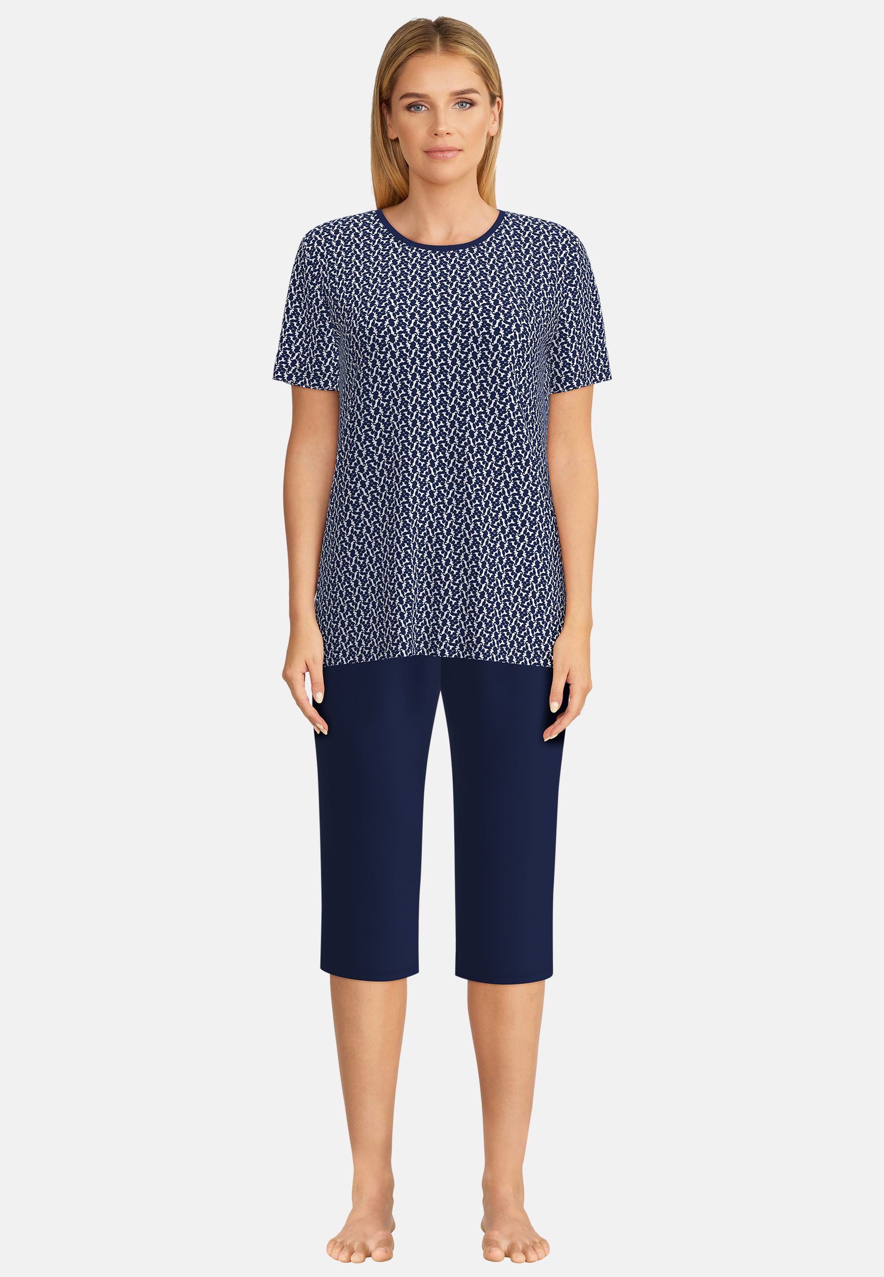 GÖTZBURG Capri-Pyjama, (2 tlg.), Weicher Single Jersey von GÖTZBURG