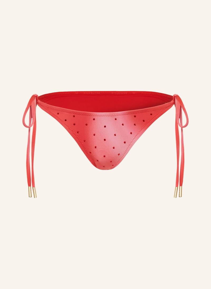 Goldbergh Triangel-Bikini-Hose Vivre Mit Schmucksteinen rot von GOLDBERGH