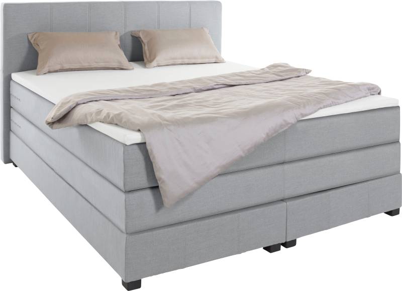 GOODproduct Boxspringbett »Peetu«, Taschenfederkern-Matratze, in 4 Breiten und 4 Farben, incl. Topper von GOODproduct