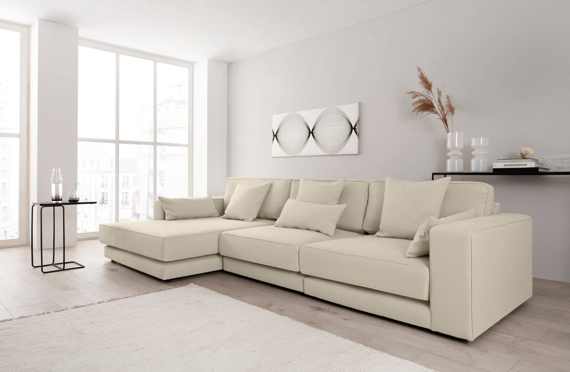 GOODproduct Ecksofa »Grenette L-Form«, Modulsofa, im Baumwoll-/Leinenmix oder aus recycelten Stoffen von GOODproduct