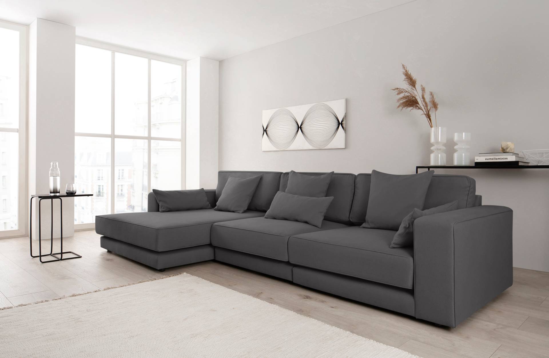 GOODproduct Ecksofa »Grenette L-Form«, Modulsofa, im Baumwoll-/Leinenmix oder aus recycelten Stoffen von GOODproduct