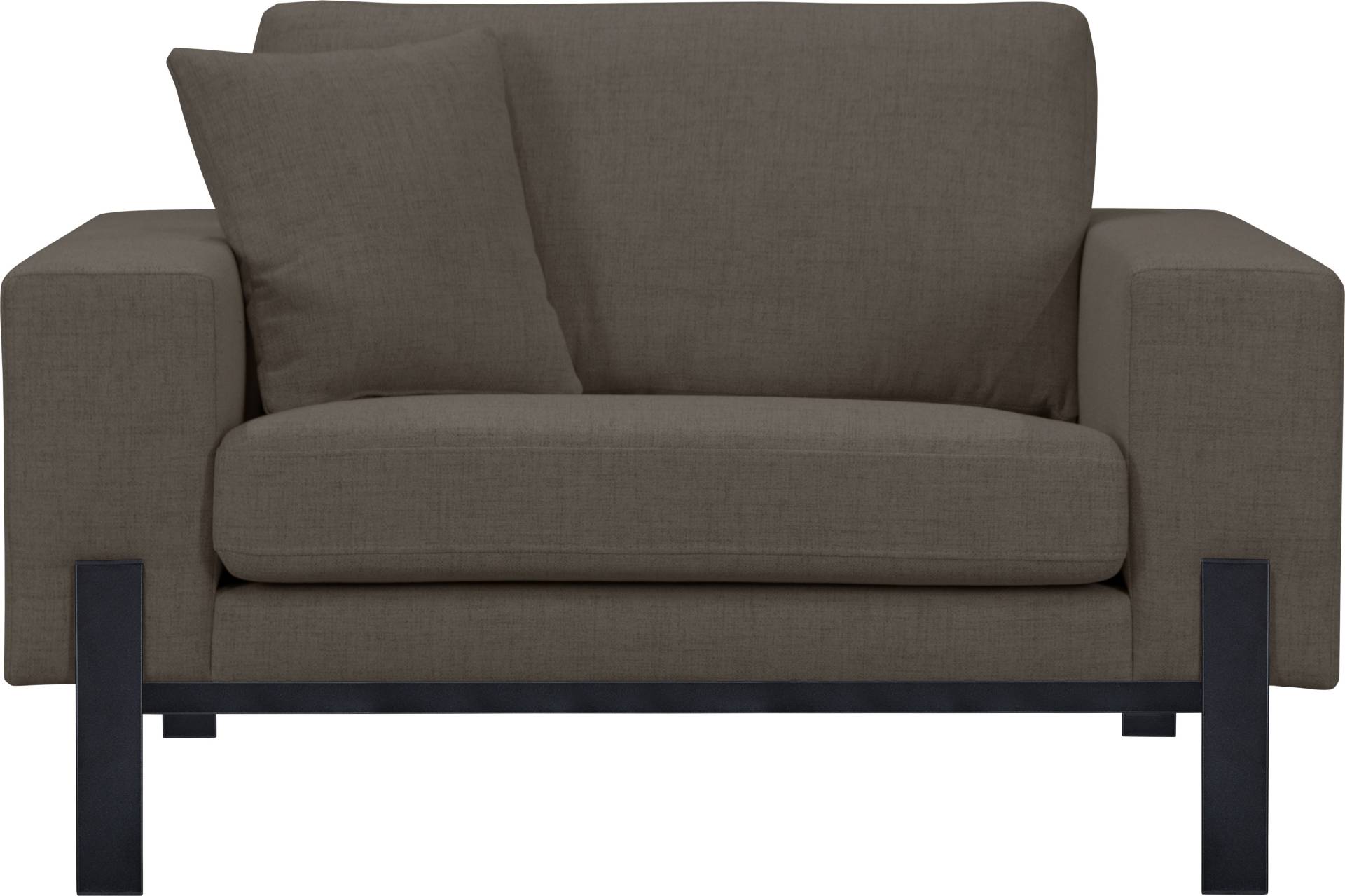 GOODproduct Loveseat »Ennis Sessel Metallgestell«, Verschiedene Bezugsqualitäten: Baumwolle, recyceltes Polyester von GOODproduct