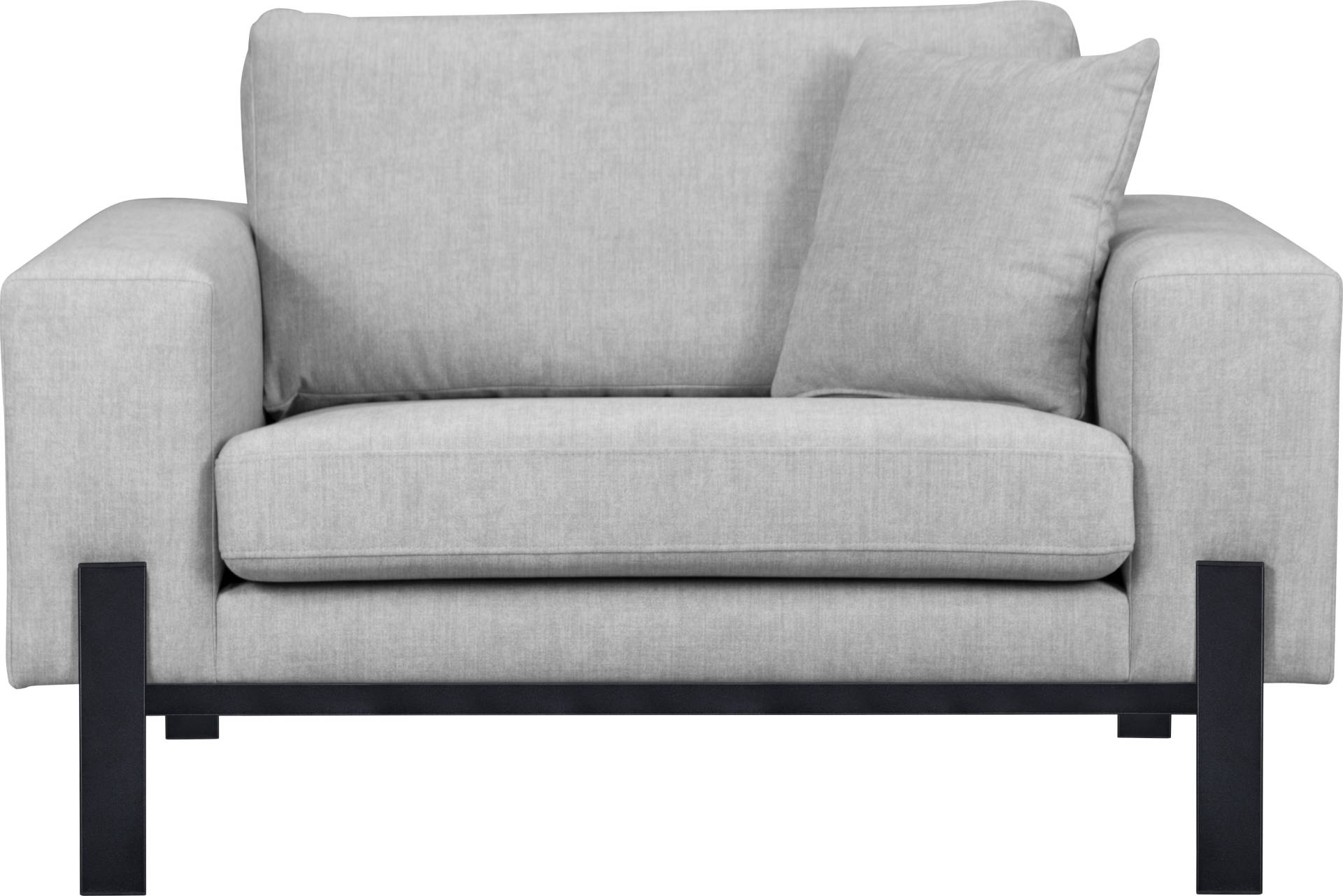 GOODproduct Loveseat »Ennis Sessel Metallgestell«, Verschiedene Bezugsqualitäten: Baumwolle, recyceltes Polyester von GOODproduct