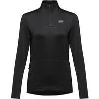 GOREWEAR Damen Laufshirt Everyday Thermo 1/4 Zip schwarz | 38 von GOREWEAR