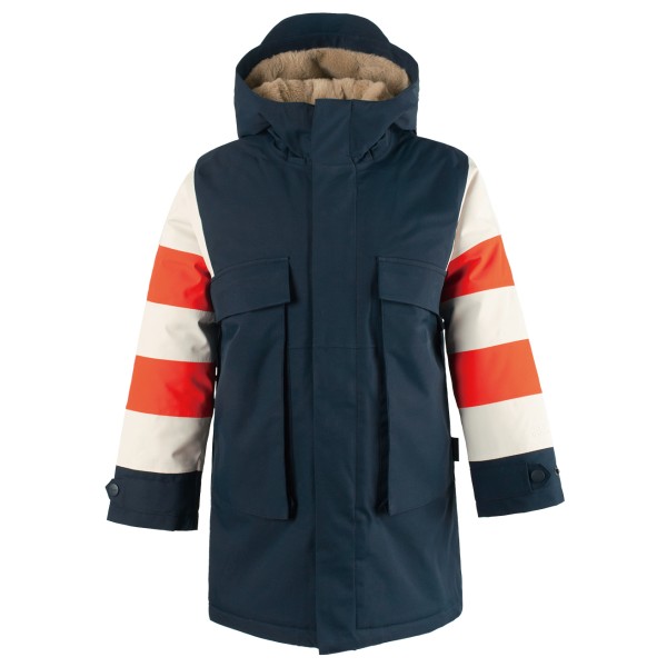 GOSOAKY - Kid's Striped Fox - Winterjacke Gr 110/116 blau von GOSOAKY