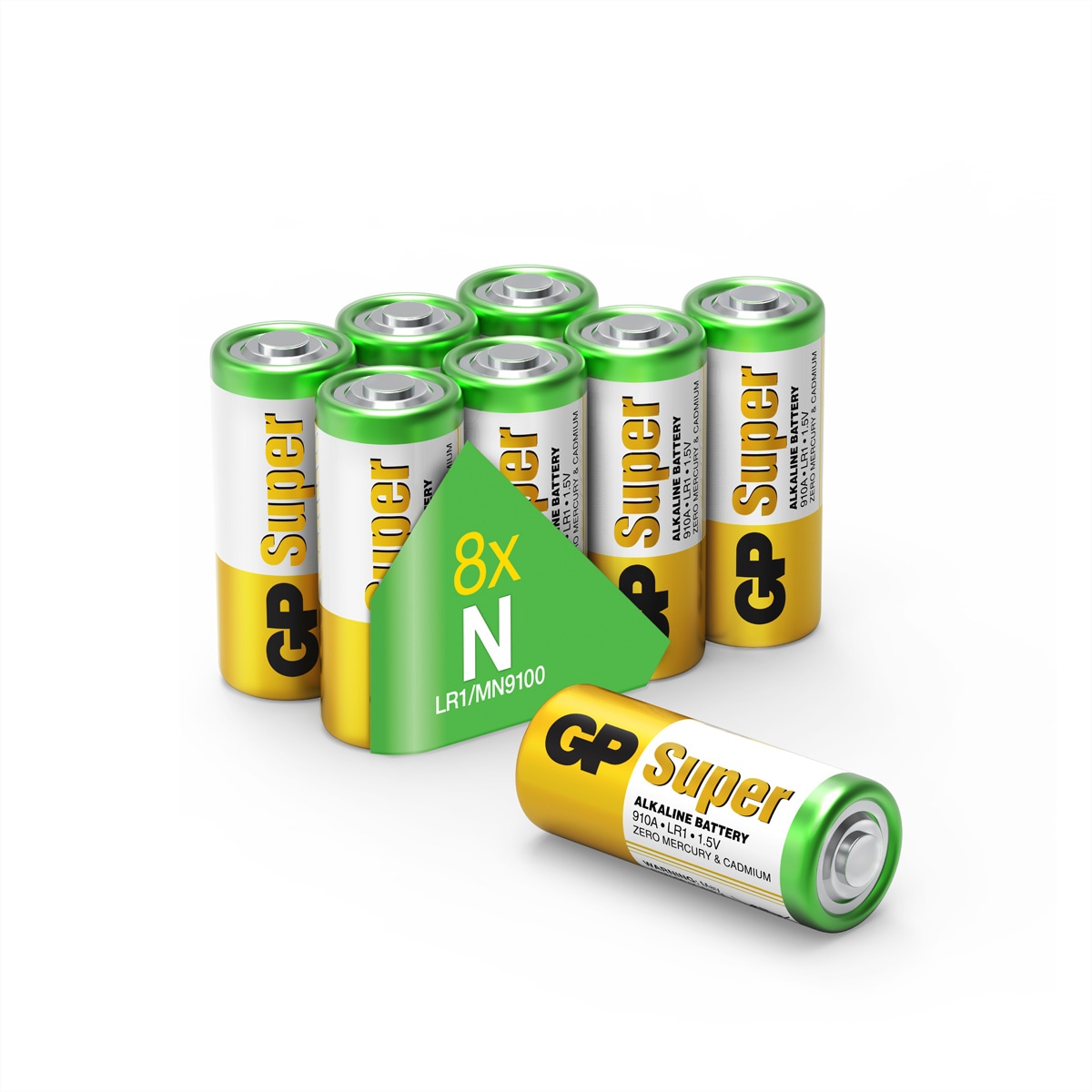 GP Batteries Akku-Ladestation »GP Super Batteries Alkaline N-Lady 8x, 1,5V« von GP Batteries