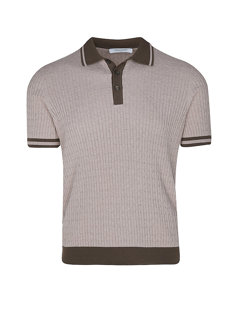 GRAN SASSO Poloshirt beige | 56 von GRAN SASSO