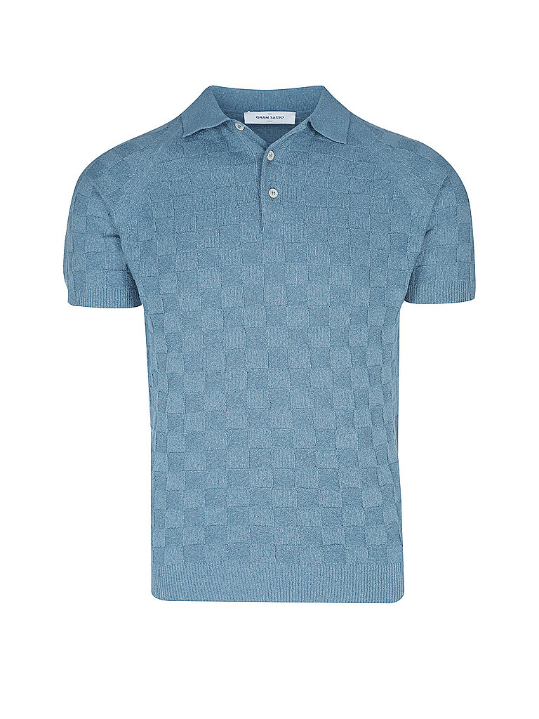 GRAN SASSO Poloshirt blau | 54 von GRAN SASSO