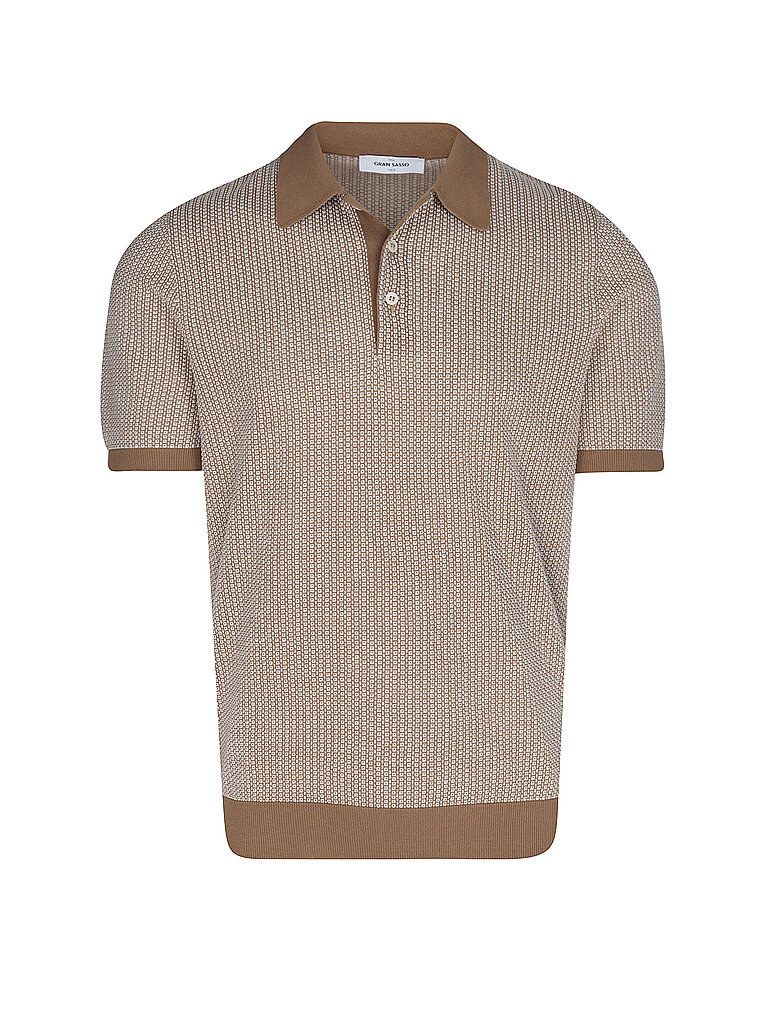 GRAN SASSO Poloshirt  braun | 46 von GRAN SASSO