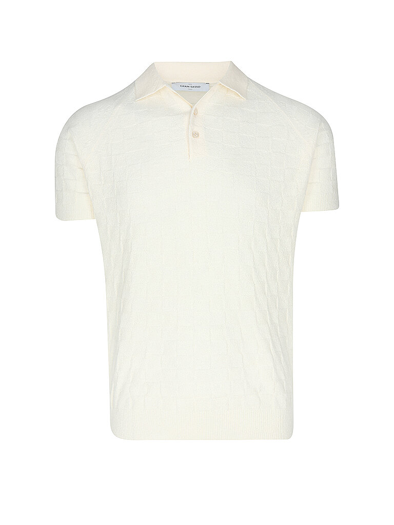 GRAN SASSO Poloshirt creme | 48 von GRAN SASSO