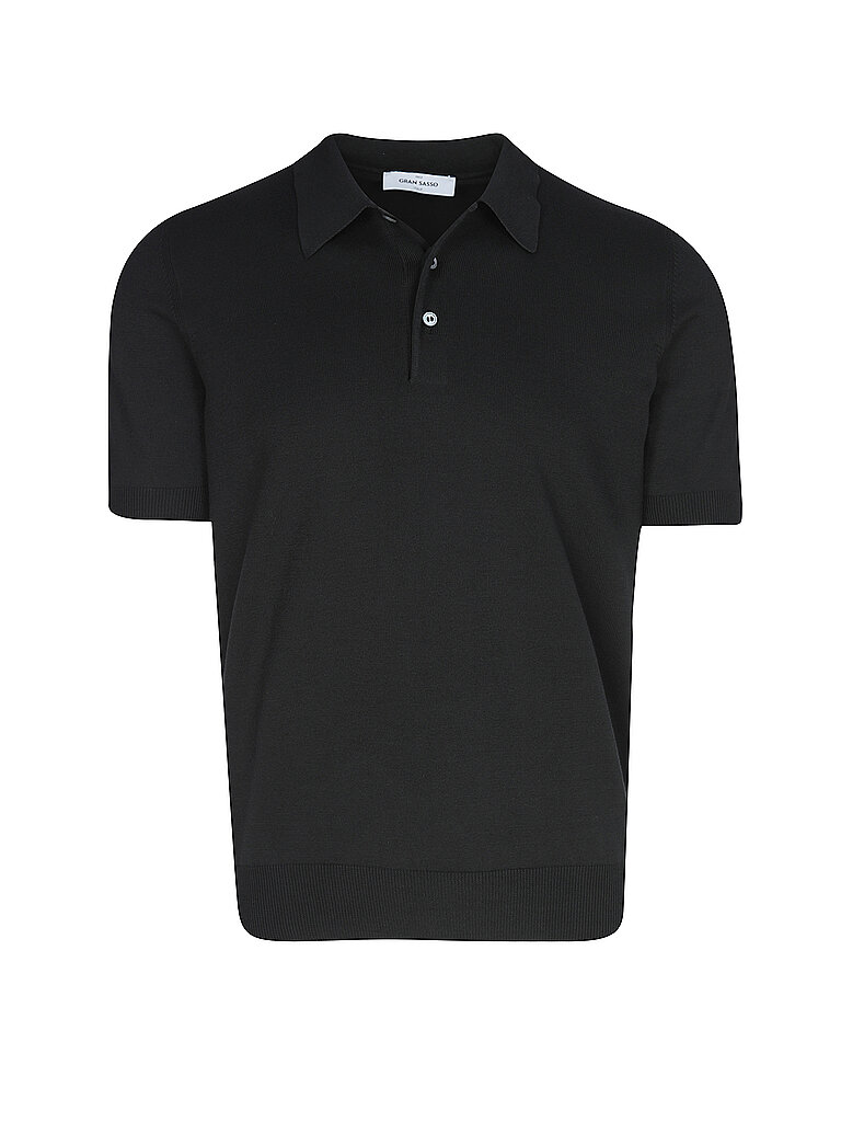 GRAN SASSO Poloshirt  schwarz | 48 von GRAN SASSO